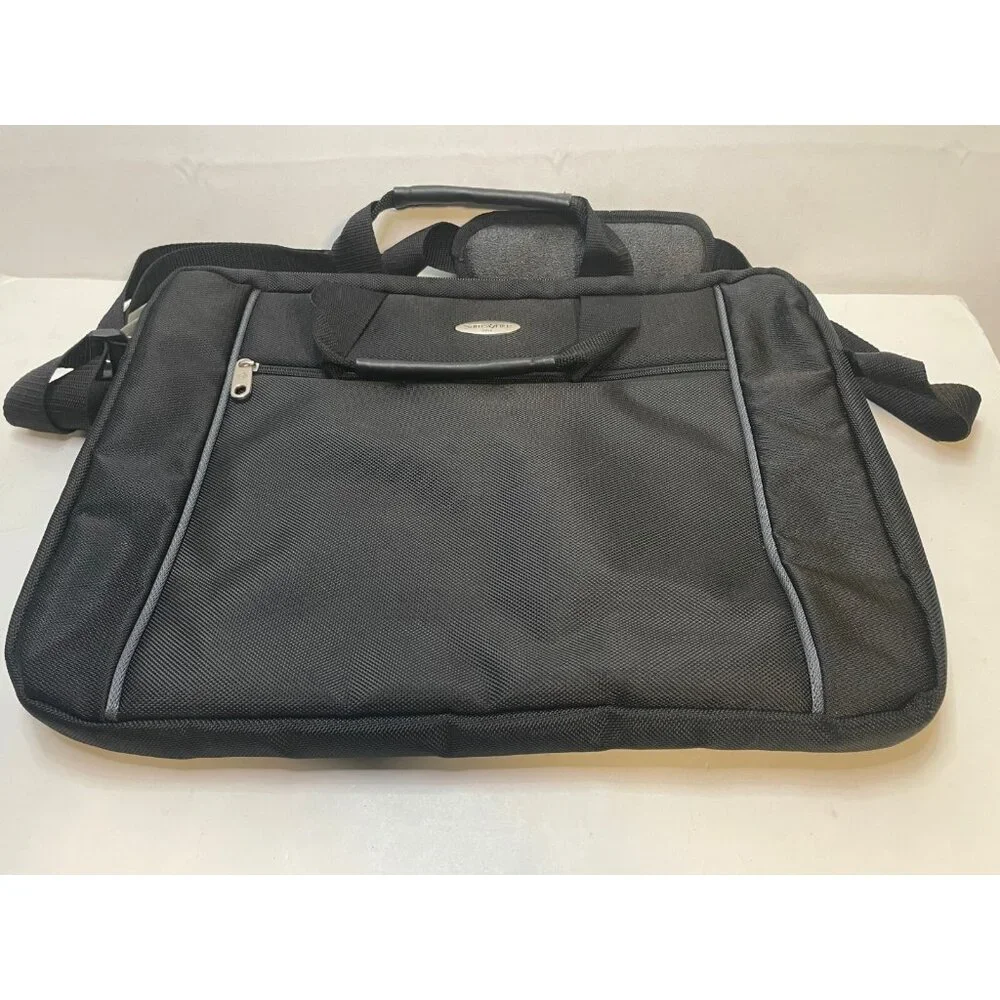 Samsonite padded laptop bag briefcase messenger shoulder strap 17